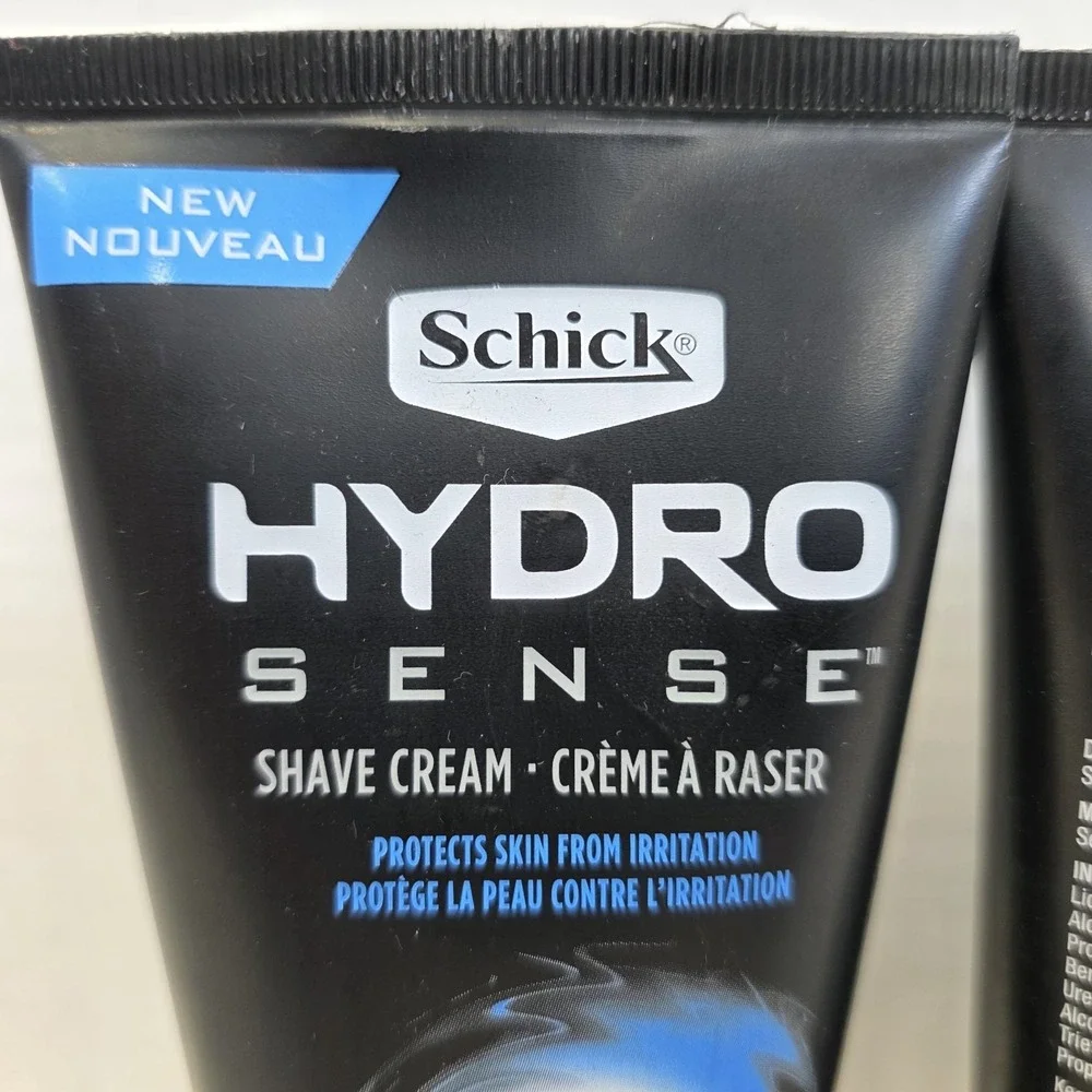 3 Schick Hydro Sense Hydrate Shave‎ Cream 6oz ea